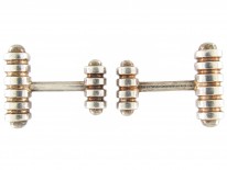 Tiffany & Co. Silver & Silver Gilt Cufflinks
