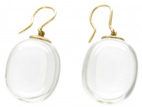 Rock Crystal Earrings by Baccarat
