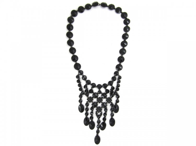 Victorian Vauxhall Glass Necklace