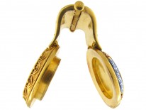 18ct Gold Micromosaic Bulla Pendant