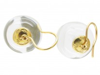 Rock Crystal Earrings by Baccarat