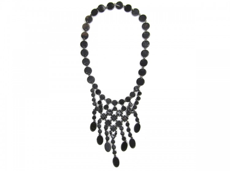 Victorian Vauxhall Glass Necklace