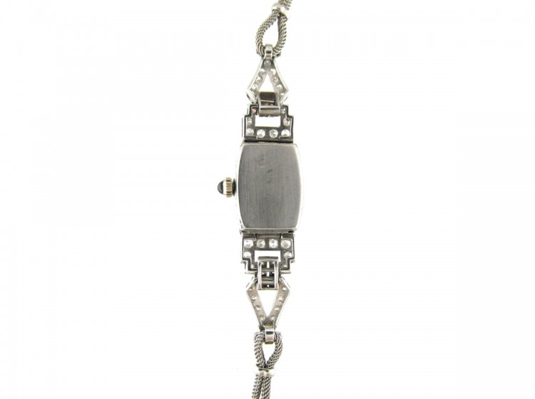 Diamond Art Deco Watch