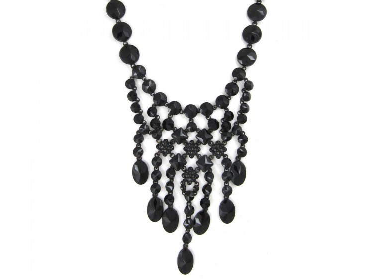 Victorian Vauxhall Glass Necklace