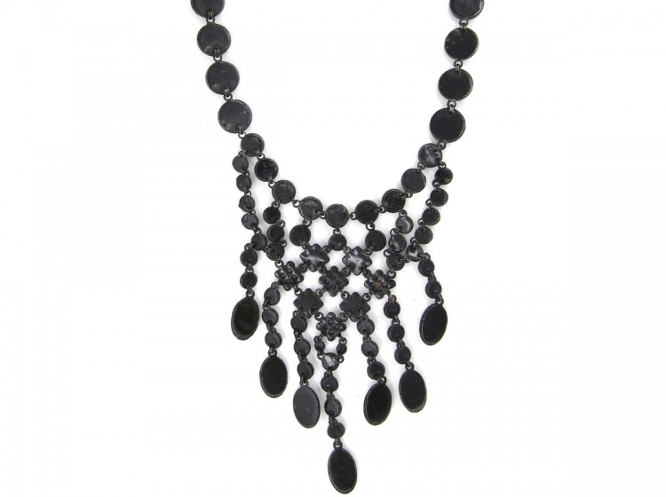 Victorian Vauxhall Glass Necklace