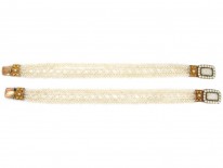 Pair of Georgian Seed Pearl Bracelets