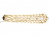 Three Strand Pearl Necklace
