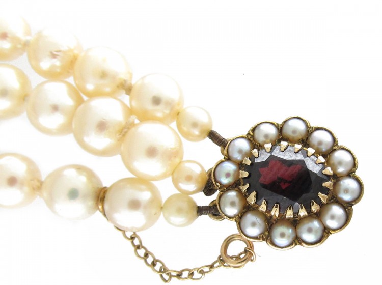 Three Strand Pearl Necklace
