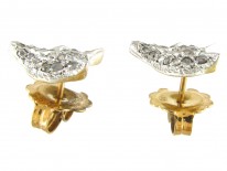 Diamond & Ruby Fox Earrings