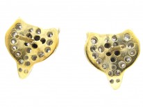 Diamond & Ruby Fox Earrings