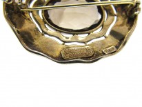 Theodor Fahrner Silver & Citrine brooch