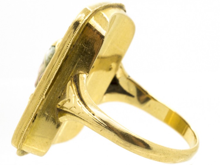 Early 19th Century Swiss Enamel Miniature Ring