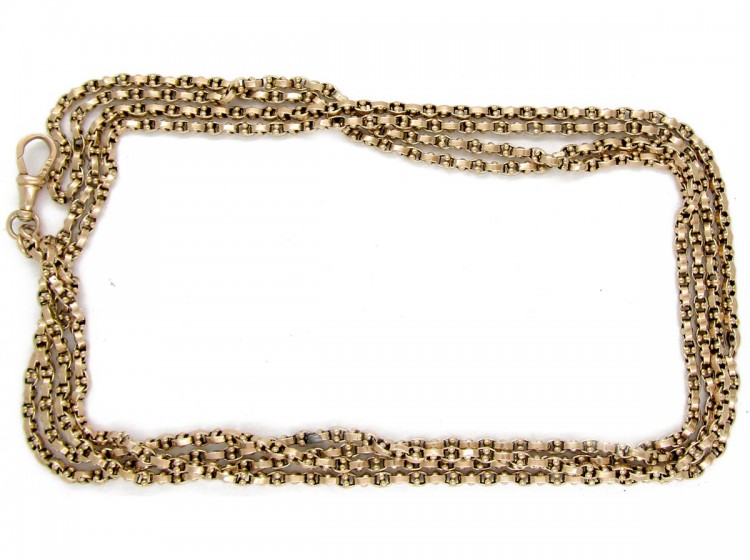 Victorian 9ct Gold Guard Chain