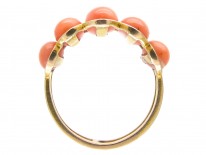 15ct Gold & Coral Victorian Ring