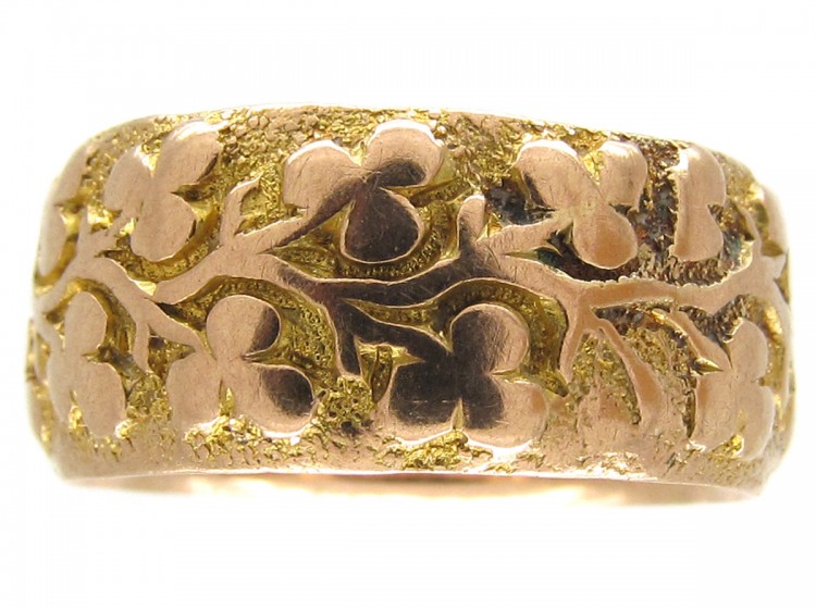 9ct Gold Shamrock Ring