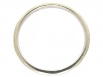 Platinum Faceted Wedding Ring