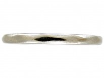 Platinum Faceted Wedding Ring