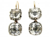 Georgian Paste Double Drop Earrings