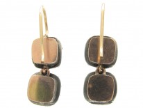 Georgian Paste Double Drop Earrings