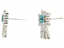 Emerald & Diamond Earrings