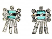 Emerald & Diamond Earrings