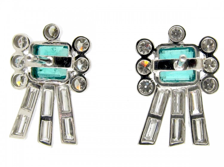 Emerald & Diamond Earrings