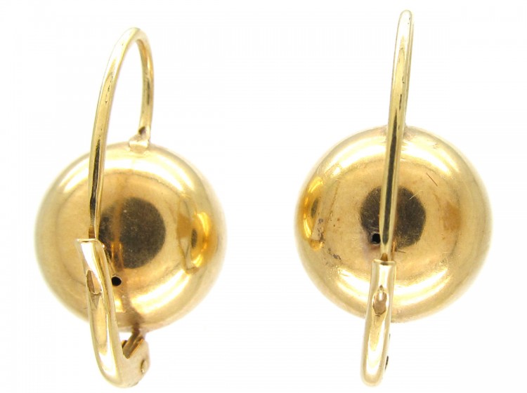 Gold Ball Earrings
