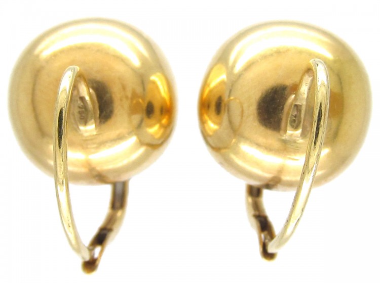 Gold Ball Earrings