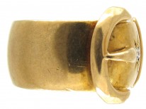 Victorian Diamond & 18ct Gold Buckle Ring