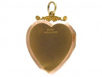 Edwardian Gold & Paste Heart Locket