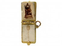 Enamel & Metal 1902 Coronation Book Charm