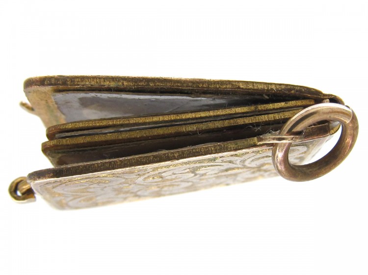 Enamel & Metal 1902 Coronation Book Charm