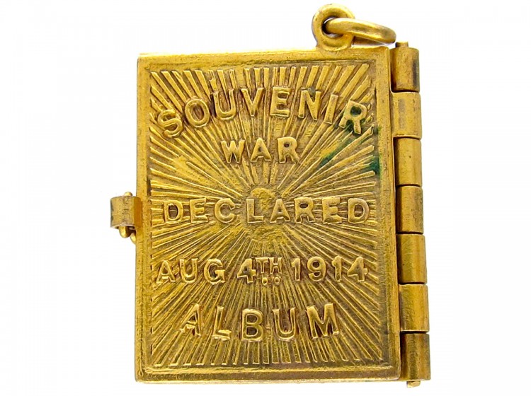 1914 War Book Charm