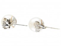 Pearl & Diamond Earrings