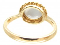Cabochon Moonstone & Gold Ring