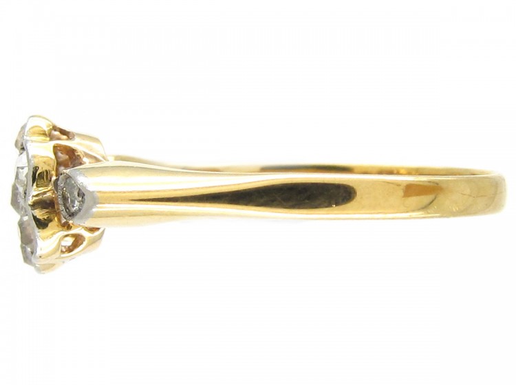 Diamond Flowerhead Cluster Ring