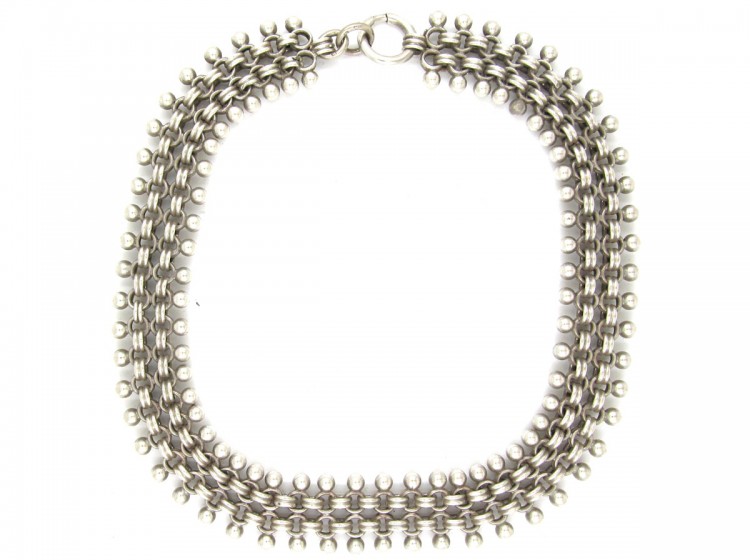 Victorian Silver Collar