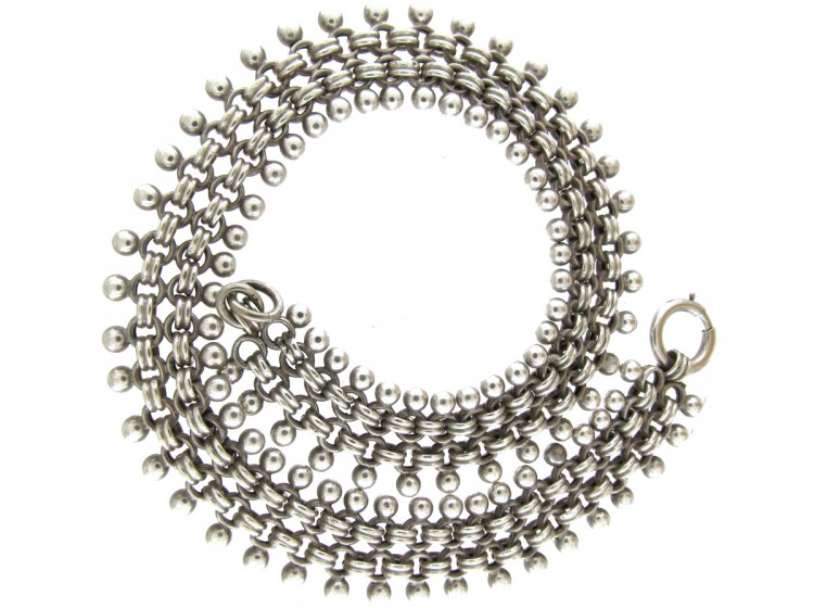 Victorian Silver Collar