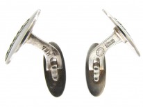 Pair of Silver Wheatsheaf Cufflinks by Georg Jensen