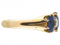 Edwardian Five Stone Sapphire & Diamond Ring