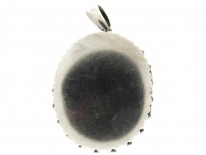 Silver Oval Victorian Locket