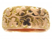9ct Gold Shamrock Ring