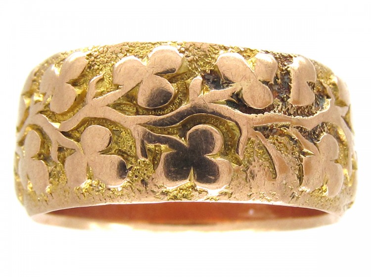 9ct Gold Shamrock Ring