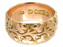 9ct Gold Shamrock Ring