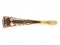 Edwardian Ruby Five Stone Ring