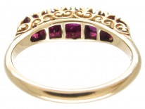 Edwardian Ruby Five Stone Ring