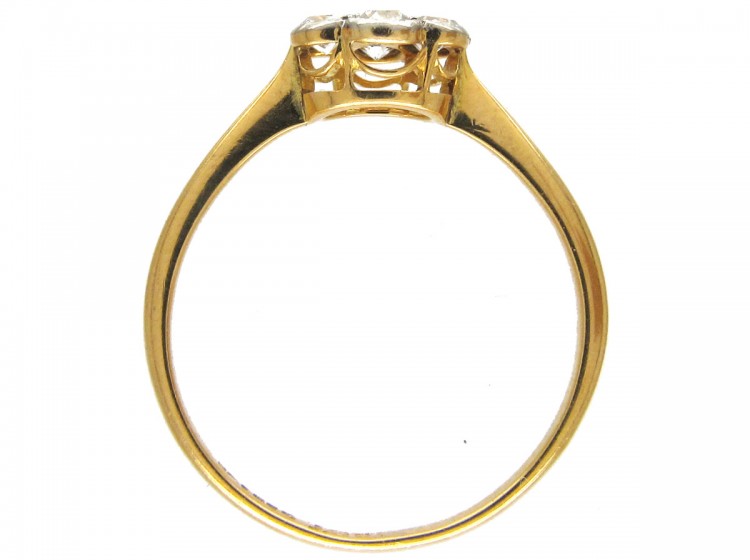 Edwardian Diamond Cluster Ring