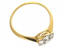 Edwardian Diamond Cluster Ring
