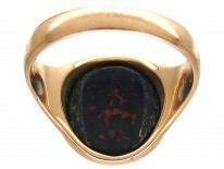 Victorian 15ct Gold Bloodstone Signet Ring