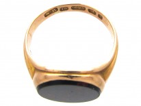 Victorian 15ct Gold Bloodstone Signet Ring